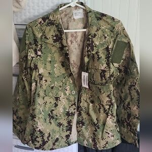 Camouflage Military Jacket Navy NWUs